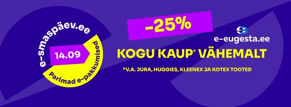 Vähemalt 25% soodsam!